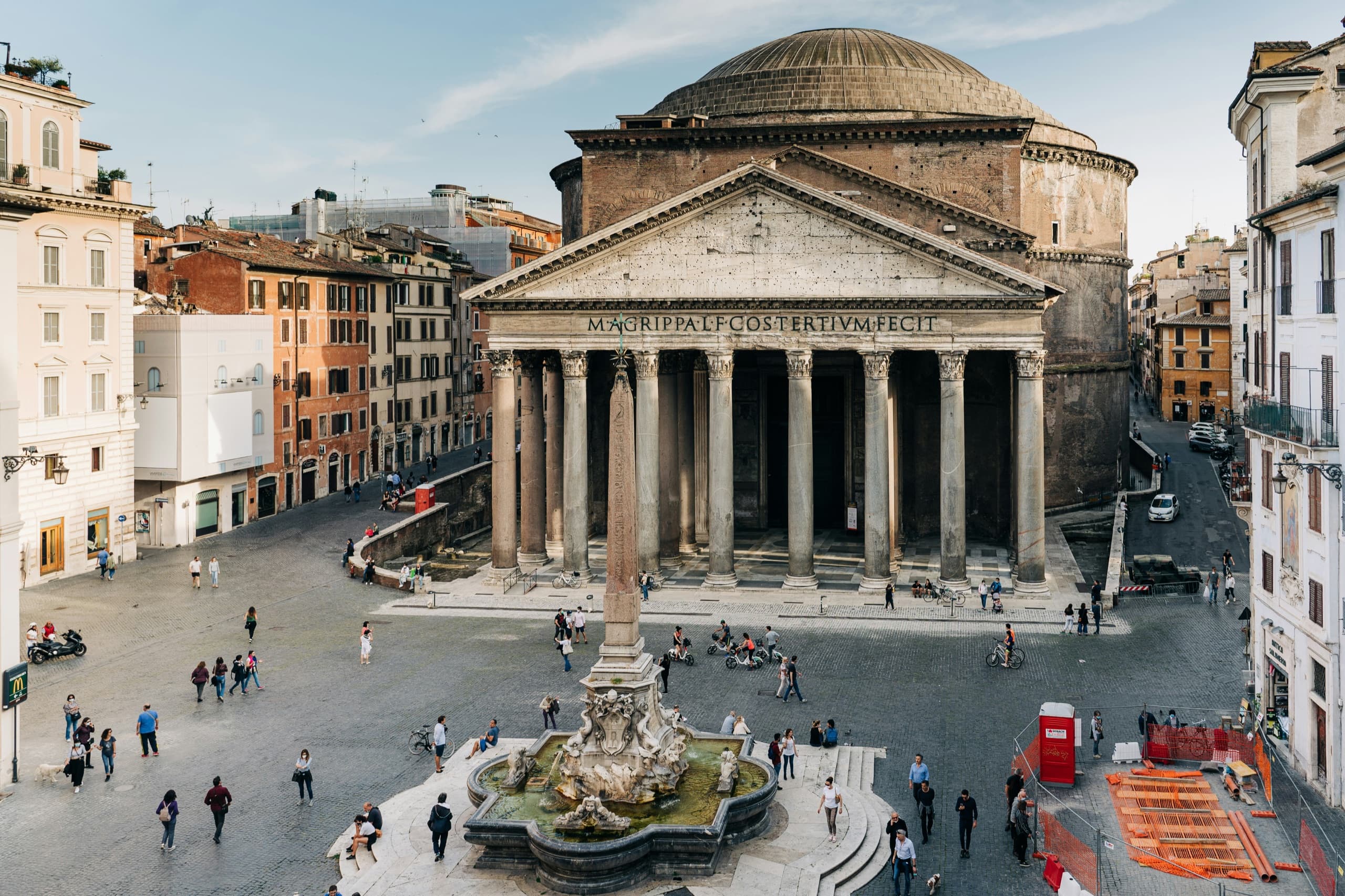 The Pantheon and Piazza della Rotonda in Rome